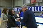 WBBall Final Four tribute  Wheaton College honored the 25th anniversary of the 1994-95 women’s basketball team that went to the NCAA final four during halftime ceremony of Wheaton’s game against Mount Holyoke College Saturday, January 18, 2020. - Photo By: KEITH NORDSTROM : Wheaton, basketball, NCAA, Final Four, 25th anniversary